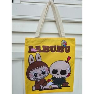 New! Labubu Canvas Bag with Zipper